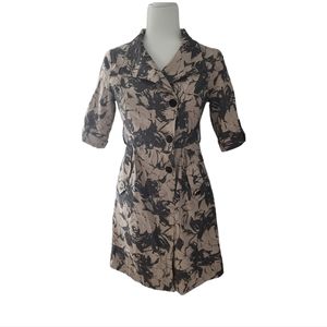 Floral Dress/Trench coat